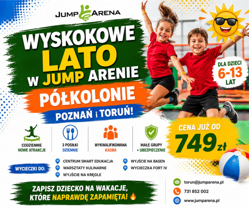 Półkolonie lato 2026 Jump Arena